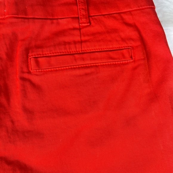 J.Crew 4" Stretch Chino Short Size 10 Belvedere Red Color - Picture 9 of 14